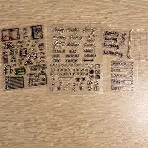 Clear Stamps for Bullet Journal/Planner